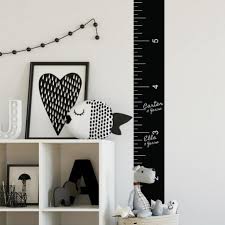 growth chart chalk ruler peel and stick giant wall decals