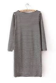 Black And White Striped Sweater Dress Black White Striped Long Sleeve Sweater Dress Long Sleeve Sweater Dress Cheap Sweater Dress Striped Sweater Dress