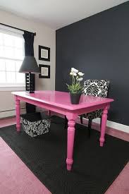 I Like The Two Colored Walls And The Pink Table Pink Furniture Home Decor Home