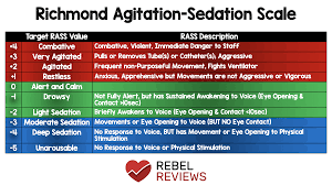 Niki hester maureen clifford heather woodard jennifer stephens. Rebel Review 101 Richmond Agitation Sedation Scale Rass Rr Rebel Em Emergency Medicine Blog