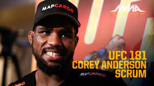 UFC 181: Corey Anderson Says Goal Is to Beat Jon Jones - YouTube