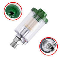 AEROPRO Mini In-Line Water Trap Filter Oil Water Separator with 1/4" Thread  For HVLP LVLP Air Paint Spray Gun Airbrush