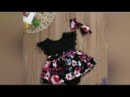 طريقة قص و تفصيل موديل كاجوال شيك جدا للعيد Youtube Baby Dress Patterns Dress Patterns Baby Dress