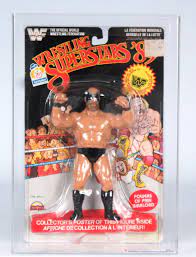 1989 LJN Grand Toys WWF Wrestling Superstars Carded Action Figures - Warlord