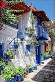 in a green island with background the big blue and gold beaches and endless light where the old is combined pe skiathos griechenland griechenland skiathos
