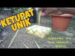 Cara Membuat Ketupat Kotak Youtube Youtube