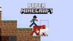 In addition, you can try creative mode, where you will try to use your imagination. Paper Minecraft Play Paper Minecraft Online On Gamepix