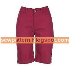 sew pattern باترون مفصل لشورت بنات مقاس 36 56 patterned shorts size girls pants
