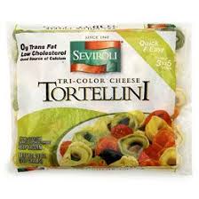 I highly highly recommend sticking with refrigerated tortellini not shelf stable, it has a far superior flavor. Order Seviroli Tri Color Cheese Tortellini Frozen Fast Delivery