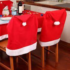 2x(xmas chair cap sets, santa hat chair covers, red hat dinner chair protec o2y7. 4 6pcs Christmas Chair Cover Santa Claus Hat Christmas Table Decoration Party Decor Xmas Cap Gift Christmas Decorations For Home Free Shipping Worldwide