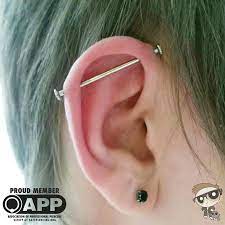 Fresh Industrial For This Swelly Young Man Jewelry Form The Always Awesome Anatometal Piercing Ear Piercings Industrial Cute Ear Piercings