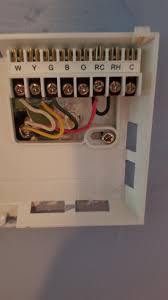 #2 locate the wiring connections in the furnace or air handler exchange your thermostat for one that doesn't require a c wire (nest, lux geo are two) attach the wires to the terminals on the furnace using the color code and diagram provided with the. Replacing Lux With An Ecobee I M Going To Install An Ecobee To Replace A Lux Tx900ts Looking In The Ecobee Manual I Didn T See Any Instructions To Use A Jumper Like