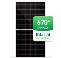 Pemasok Panel Surya Kaca Ganda Tipe Bifacial 610 Watt 650Watt 670Watt