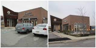 Exterior Before And After In Laurel Maryland Restaurant Exterior Chipotle Mexican Grill Exterior