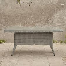 Wood extendable outdoor dining tables, modern outdoor dining tables with fire pits, and much more! French Design Durable Outdoor Dining Table Various Sizes Colonial Grey