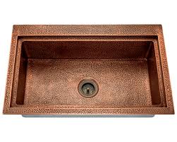 915 single bowl dual mount copper sink