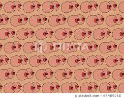 Women's breast pattern vector icon,Cartoon... - Stock Illustration  [63409038] - PIXTA