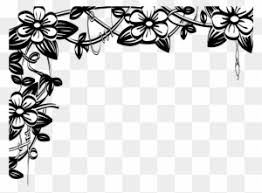 Choose from 6100+ flower borders graphic resources and download in the form of png, eps, ai or psd. Black And White Flower Border Clip Art Free Transparent Png Clipart Images Free Download Clipartmax