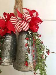 We want to help you get your home or office building in that christmas spirit with high quality christmas decorations. Large Silver Bells Galvanized Christmas Bells Farmhouse Etsy Christmas Bells Vintage Christmas Decorations Christmas Decorations Rustic