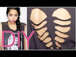 Diy Spinal Heart Cut Out Studded Tank Top Youtube