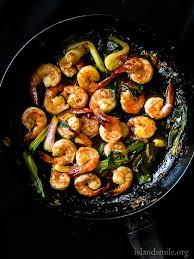 Caramelized Garlic Prawn Stir Fry 20 Minutes Healthy Garlic Prawns Baked Salmon And Asparagus Seafood Recipes