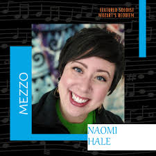 ♪♫Soloist Spotlight! ♫♪ The Toledo Choral Society is proud to showcase  Naomi Hale as our mezzo soloist for our June 8th concert of Mozart's  Requiem and Bernstein's Chichester Psalms You can get