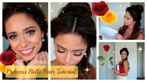 Tinker bell hairstyle tutorial | a cutegirlshairstyles disney exclusive. Beauty And The Beast Princess Belle Hair Tutorial Belle Hairstyle Princess Belle Hair Hair Tutorial