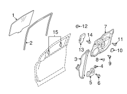 Glass Front Door For 2008 Mazda Cx 9 Realmazdaparts Com