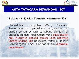 Memiliki punca kewangan yang mencukupi dengan had minima. Jabatan Akauntan Negara Malaysia Pengurusan Perolehan Disediakan Oleh