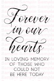 Maybe you would like to learn more about one of these? Printable Forever In Our Hearts Digital Pdf Download Png Svg Etsy In Loving Memory Quotes Silhouette Cameo Machine Memories Quotes