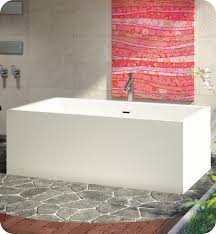 Many material & style options. Bainultra Bnobrf00 Nokori 58 Freestanding Customizable Bath Tub In White