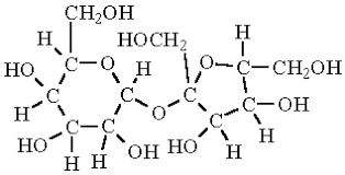 In a c 12 h 22 o 11 molecule, the fructose and glucose molecules are connected via a glycosidic bond. Sucrose Formula Structure