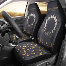 Moon Phases Chart Car Seat Covers Products Custom Car