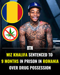 RTN: Hip‑hop star Wiz Khalifa has been definitively sentenced to 9 months  in prison in Romania after a court ruled he illegally possessed cannabis  during a performance at the Beach ???????? Festival
