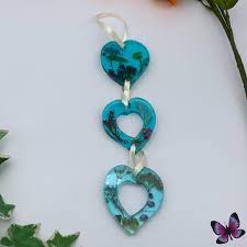 Maybe you would like to learn more about one of these? 3 Heart Wall Hangings Kreation Resination