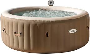 Geniessen sie die unvergleichliche massage in einem whirlpool, jacuzzi, schwimm pool. Intex Purespa Bubble Massage O 196 X 71 Cm 4 Personen Beige Amazon De Garten