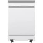 23.62'' 58dB Portable Dishwasher (GPT225SGLWW) - White  GE