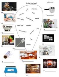 Implement definition, any article used in some activity, especially an instrument, tool, or utensil: 7 Crucial Kitchens And Cooking Listening Speaking And Vocabulary And Expressions Exercises