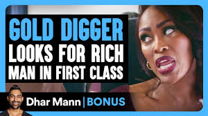 GOLD DIGGER Looks For RICH MAN In First Class
