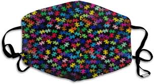 This mask stays in place to avoid touching your face while doing an activity that requires a lot of movement. Autism Awareness Colorful Puzzle Piece Mask Lightweight Anti Dust Facial Masks Virus Smog Face Mouth Mask Winter Cold Face Protector Safety Masks Reusable Nose Cover For Women Men Ourdoor Buy Online In Bahamas