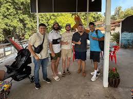 Last night's picada (Paraguayan platter) @mosconipoolbar 😃❤️ w friends  @a_equihua98 & @simoninparaguay 🇵🇾🥘