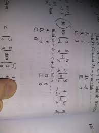 Soal Matriks Matematika Peminatan Kelas 11 Brainly Co Id