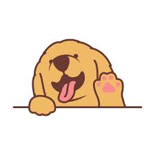 Cute Golden Retriever Puppy Waving Paw Cartoon Download Free Vectors Clipart Graphics Vector Art Check out our golden cartoon selection for the very best in unique or custom, handmade pieces from our shops. cute golden retriever puppy waving paw