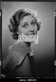 Woman black hair 1930s art Black and White Stock Photos & Images