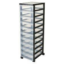 Aufgrund ihrer beweglichkeit sind sie optimal einzusetzen. Rollcontainer L X B X H 38 X 30 X 105 5 Cm 10 Schubladen Kunststoff Bauhaus