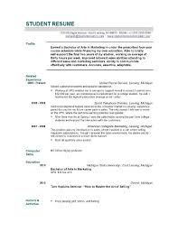 In fact, the resume is the only document which tells about academic qualifications this article details the aspects you should take in mind once you start writing your resume for first job. Student Resume Templates Student Resume Template Easyjob