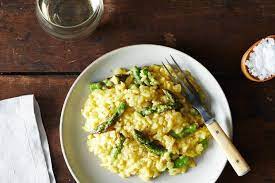 Vegan Lemon Asparagus Risotto Recipe On Food52 Recipe Vegan Risotto Recipes Flavorful Vegetables
