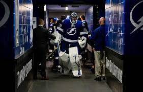 10 19 13 Lightning Lose To Boston 5 0 Goalie Ben Bishop 30 Led Teammates Onto Ice For Pre Gam Tampa Bay Lightning Tampa Bay Lightning Hockey Lightning Hockey