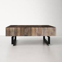 Glass coffee table for living room, 39.4 l x 19.7 w x 13.8 h, 0.5 thicken tempered clear coffee table, small modern coffee table glass with safe rounded edges from furnity (clear glass) $139.99. Modern Coffee Tables Allmodern