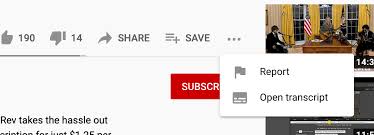 Viddownloader is a simple tool that lets you save streaming videos from youtube and other sites. How To Download Youtube Subtitles As Text Transcript Files Rev